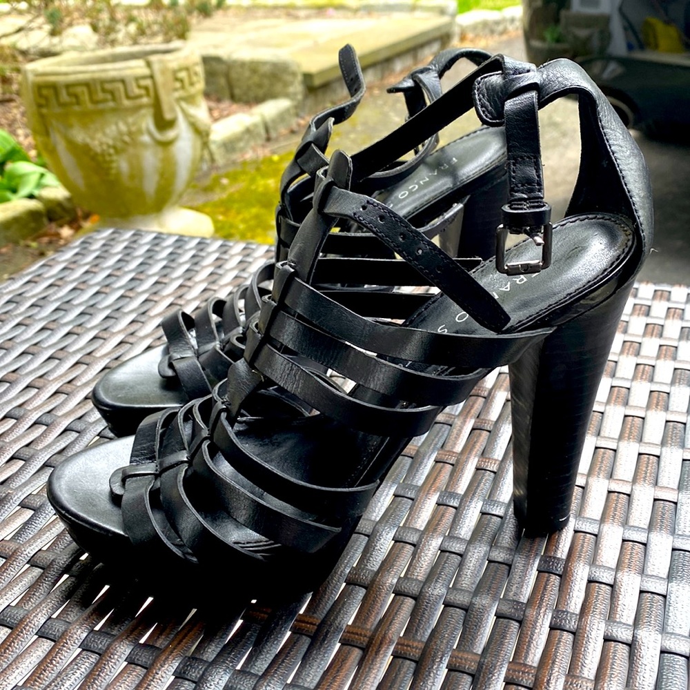 Franco Sarto platform heel sandal size 7